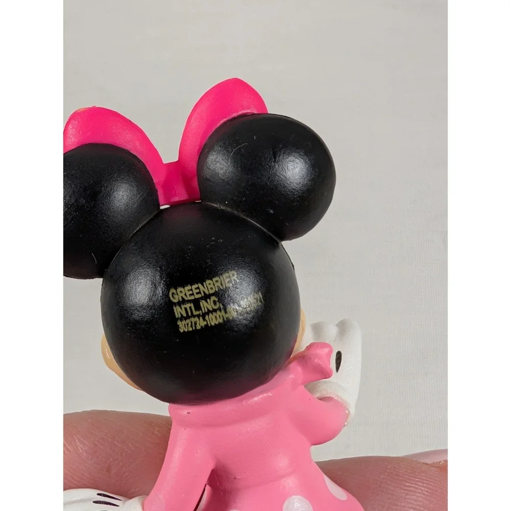 Disney Pink Minnie Mouse Figure Figurine Toy 2.5